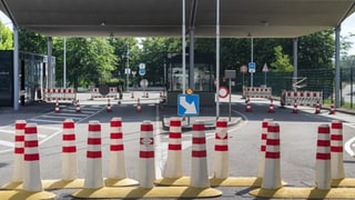 Ein Grenzübergang in Basel, der nach Frankreich führt.