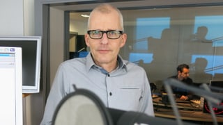 Porträt von Marco Rossi im SRF-Studio in Luzern. 