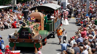 Historisch aussehender Touristenbähnli