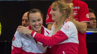 Martina Hingis und Timea Bacsinszky. 