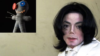 Michael Jackson und Voodoo-Puppe.