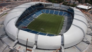 Das Estadio das Dunas von oben.