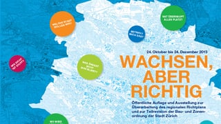 Flyer Stadt Zürich zur neuen BZO
