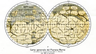 Alte Karte der Oberfläche des Planeten Mars. Alte Karte der Oberfläche des Planeten Mars.