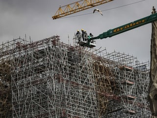 Baustelle Notre Dame.