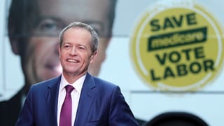 Shorten bei einer Rede Shorten bei einer Rede