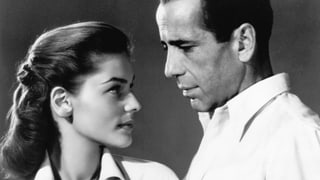 Lauren Bacall als Nora Temple, Humphrey Bogart als Frank McCloud.