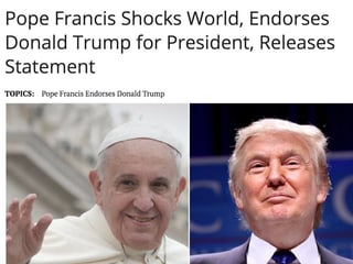 Ein Screenshot eines Fake-News-Artikels