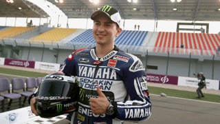 Der Spanier Jorge Lorenzo (Yamaha) ist als amtierender Weltmeister erneut einer der Topfavoriten.