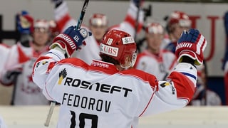 Sergej Fedorow zeichnet sich auch mit 44 Jahren noch als Torschütze aus.