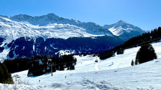 Perfekte Skipisten im Skigebiet Lenzerheide. Perfekte Skipisten im Skigebiet Lenzerheide.