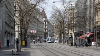 Zürcher Bahnhofstrasse.
