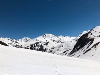 Schnee in den Bergen