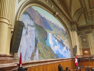 Gemälde im Nationalratssaal