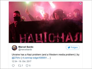 Bild eines medienfeindlichen Tweets von Sardo. Bild eines medienfeindlichen Tweets von Sardo.