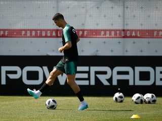 Cristiano Ronaldo im Training.
