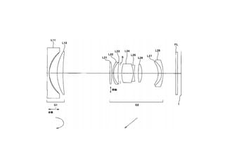 Ein Patentschema für eine spiegellose Systemkamera mit Vollformatsensor. Ein Patentschema für eine spiegellose Systemkamera mit Vollformatsensor.