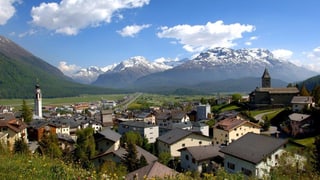 Dorf Samedan