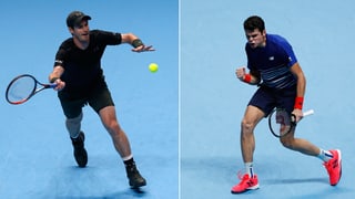 Andy Murray und Milos Raonic (Bildmontage)
