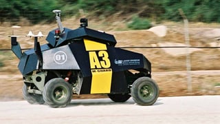 Guardium, Israles Überwachungs-Fahrzeug. Guardium, Israles Überwachungs-Fahrzeug.