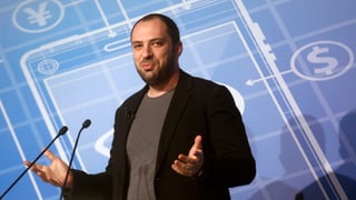 Whatsapp-Mitgründer Jan Koum während einer Präsentation. Whatsapp-Mitgründer Jan Koum während einer Präsentation.