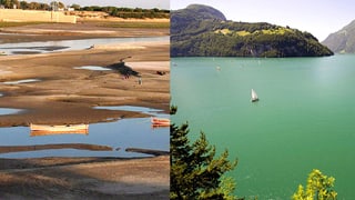 Montage: links Indus, rechts Schweiz.