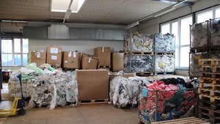 Die Sozialfirma Dock in St. Gallen betreibt unter anderem auch eine Recyclingabteilung.
