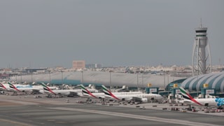 Der internationale Flughafen Dubai. Der internationale Flughafen Dubai.