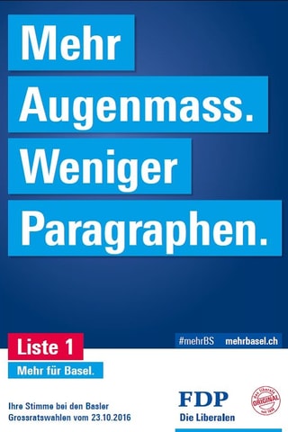Wahlplakat der FDP 