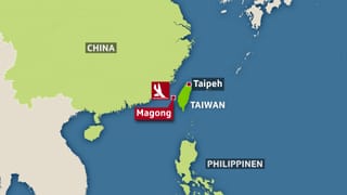 Karte Taiwan