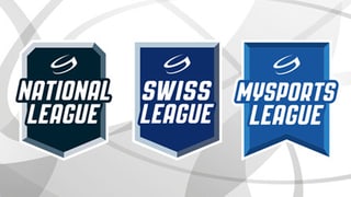 Die neuen Logos der Schweizer Eishockey-Ligen.