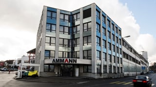 Gebäude der Ammann Group in Langenthal im Kanton Bern