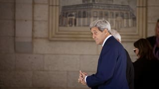 John Kerry in Jerusalem. John Kerry in Jerusalem.
