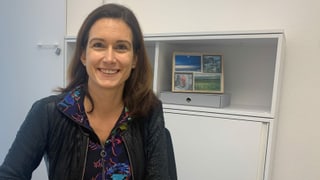 Maja Riniker im Büro in der Arztpraxis ihres Mannes. Maja Riniker im Büro in der Arztpraxis ihres Mannes.