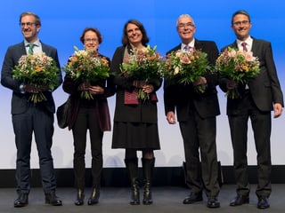 Gruppenbild der gewählen RegierungsrätInnen