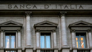 Fassade der italienischen Nationalbank.