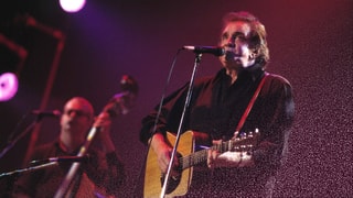 Johnny Cash auf der Bühne.