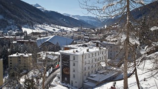 Blick über Davos