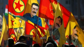 PKK-Anhänger demonstrieren in Strassburg PKK-Anhänger demonstrieren in Strassburg