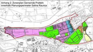 Plan für das Planungsgebiet «salina raurica»