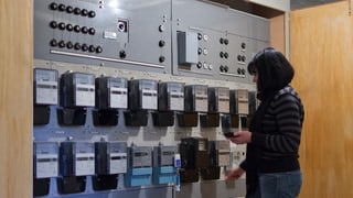 Strom: Verbrauchsdatenerfassung in einem Gebäude.