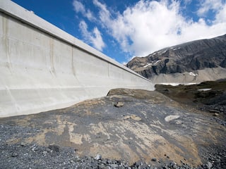 Aufnahme der Staumauer