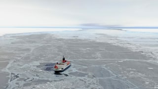 «Polarstern» im Eis. «Polarstern» im Eis.