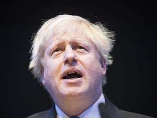 Porträt von Boris Johnson.