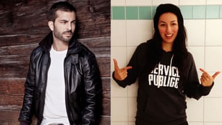 Rapper Bligg und seine Tiziana Rapper Bligg und seine Tiziana