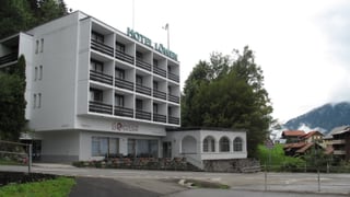 Eine Aussenansicht des ehemaligen Hotels Löwen. Eine Aussenansicht des ehemaligen Hotels Löwen.