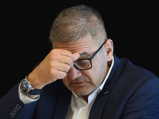 Grossaufnahme von Marc Lüthi. Grossaufnahme von Marc Lüthi.
