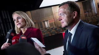 Thorning-Schmidt (links) und Rasmussen