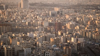 Ansicht der Stadt Teheran.