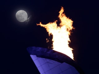Olympische Flamme in Sotschi